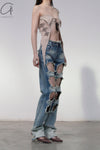 RUI Ripped Jeans RSS23WV10 Blue denim denim blue